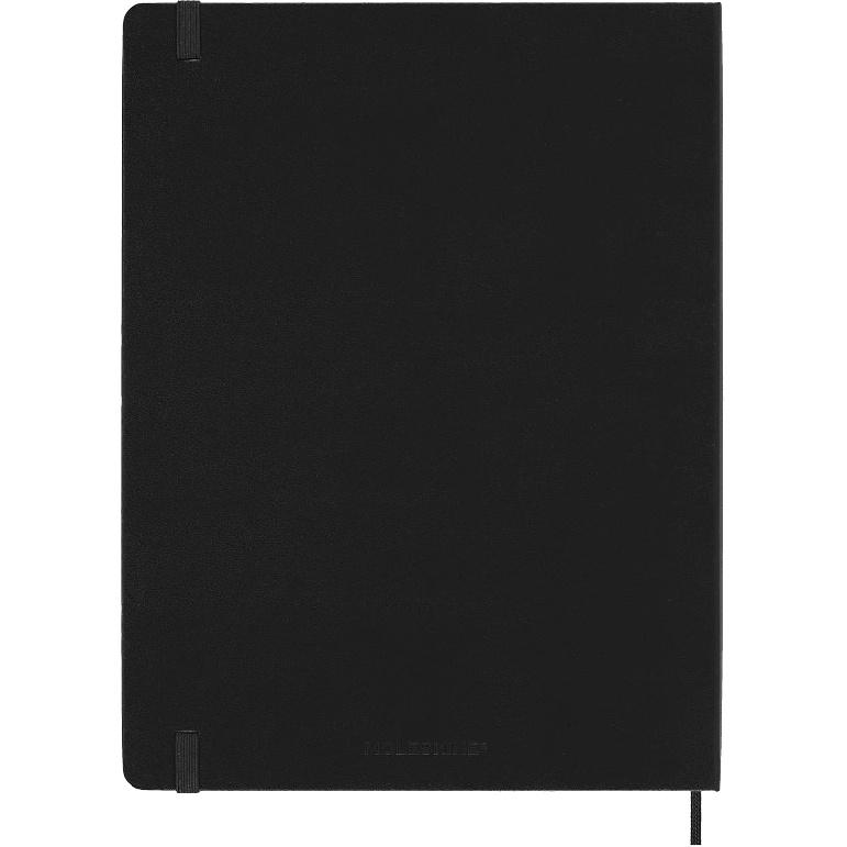 Moleskine Classic 12 Month 2026 Weekly Planner, Hard Cover, XL (7.5" x 9.75"), Black, 144 pages
