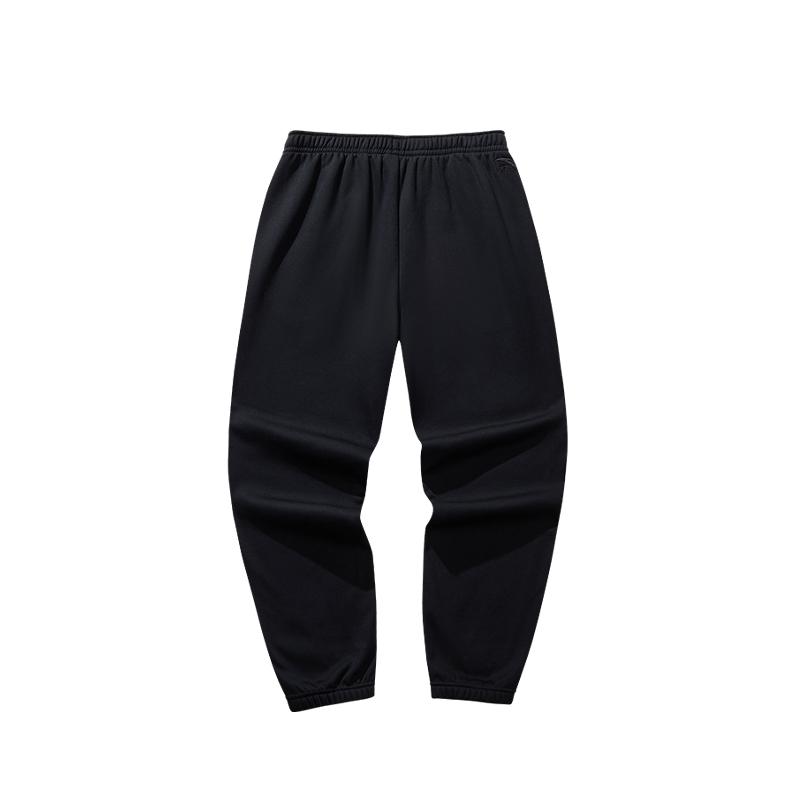 Anta Soft Breathable Versatile Cuffed Knitted Sports Pants Men bottoms 152548301N-2