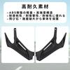 Front Fairing Aerodynamic Side and Aero Spoiler Custom Parts for Honda CBR250RR One+lifestyle Winglets, Wings, 2017-2024 (Black)