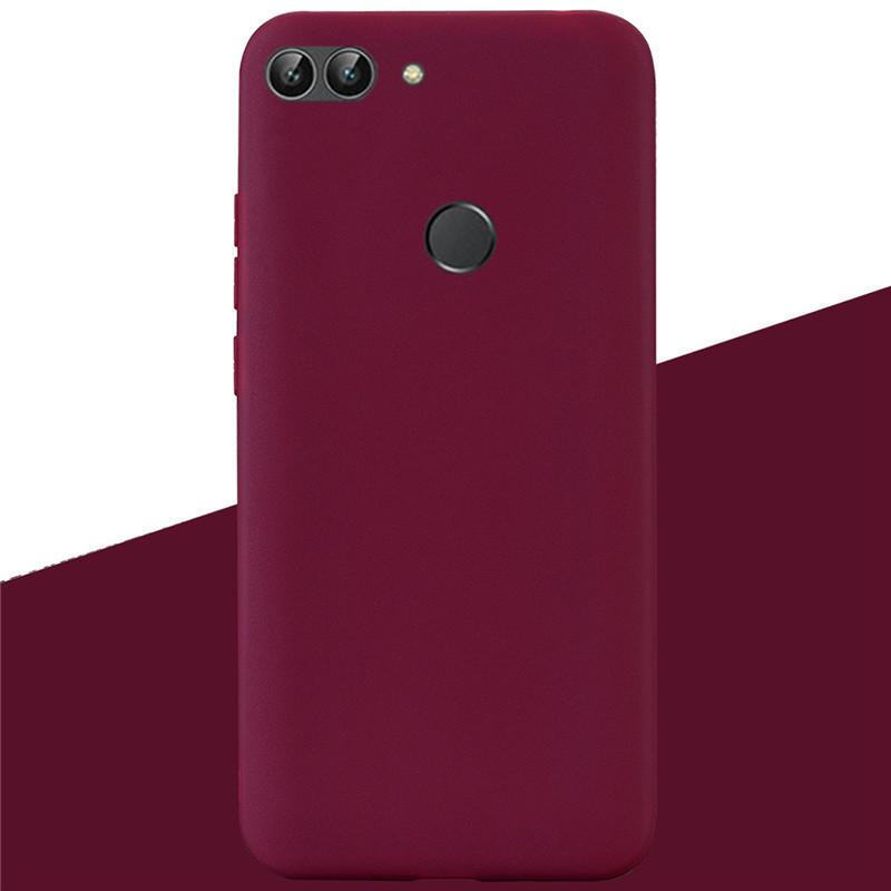 Huawei P Smart Case TPU Soft Silicone Candy Color Back Cover Phone Case For Huawei P Smart 2018 FIG-LX1 PSmart Case
