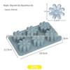 Silicone Ice Cube Tray with Lid: 4-Grid Frozen Soup & Food Storage Box
