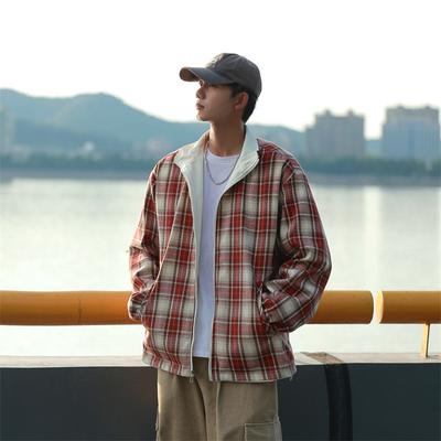 Autumn Stand-up Collar Double-sided Jacket Two-open Couple Loose Casual Coat