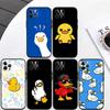 MH52 DUCK Cartoon Phone Shell Case for iPhone 7 8 11 12 13 14 15 16 17 16E XS Pro Max XR X SE Air