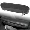 1pc Black Left Front Seat Armrest Inboard For 2016- Fiat 500 L4 1.4L Premium PU Elbow Support Pad 6BV31KRLAA 6BV48KRLAA