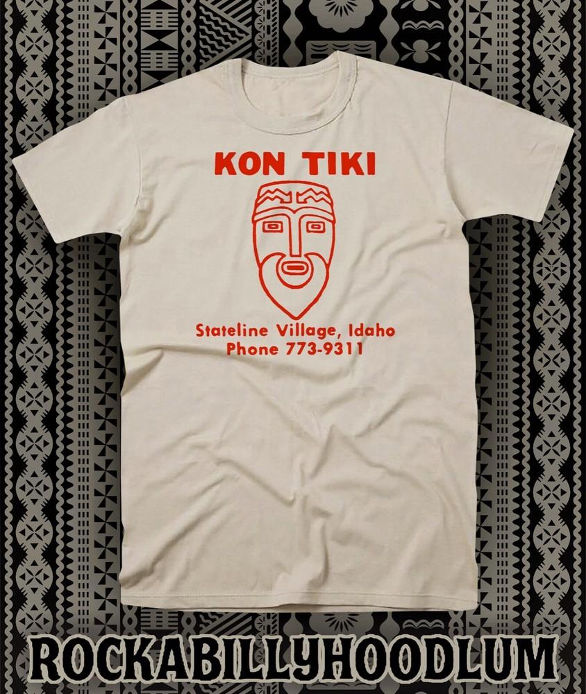 Retro Tiki T Shirt Bar Mug Polynesian Restaurant Kon Tiki Idaho Unisex T-Shirt S