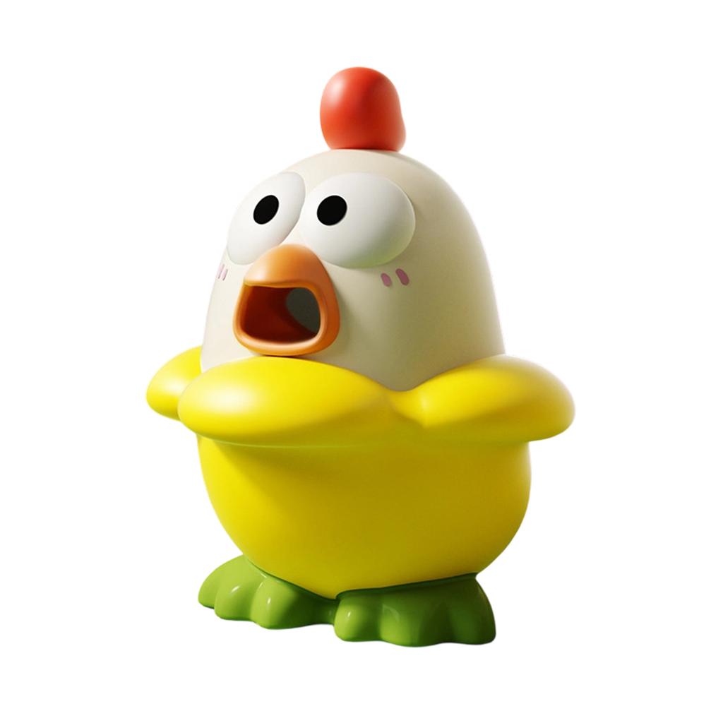 Giocattolo Pollo Urlante a Cartoni Animati; Peluche Animale Antistress Morbido e Rimbalzante Decorazione; Premi E ;