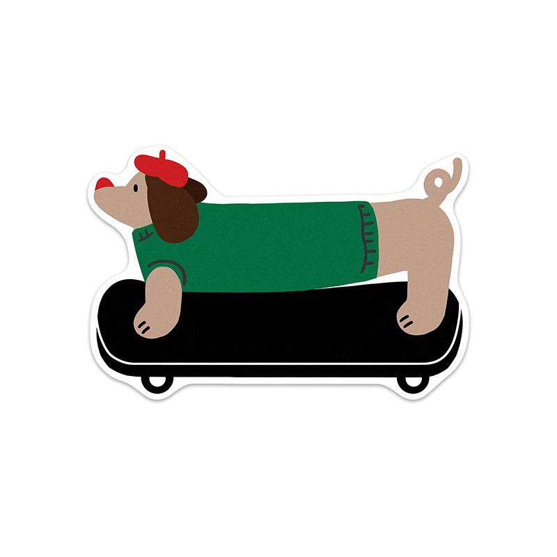 Dachshund Bathroom Floor Mat Absorbent Non-slip Carpet Soft Diatom Mud Quick-drying Foot Mats Cute Home Decoration Rug Toilet