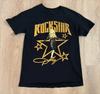 Licensed 2023 Dolly Parton Rock Star 100% Cotton T-shirt Mens Tees Top Slim Medium Adult Black Rockstar