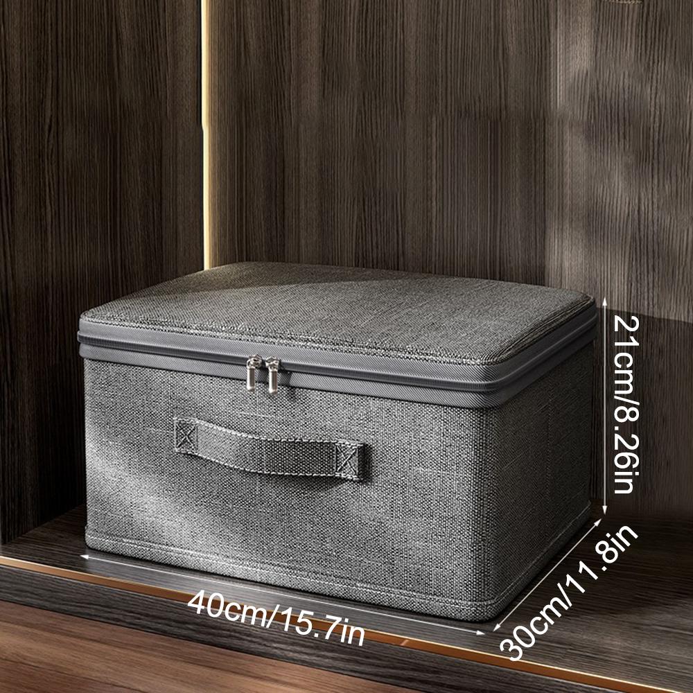 

Крышка с молнией Коробка для хранения с замком, Складная коробка для хранения одежды, Органайзер для одежды, Портативная коробка для организации, Органайзер для одежды для спальни