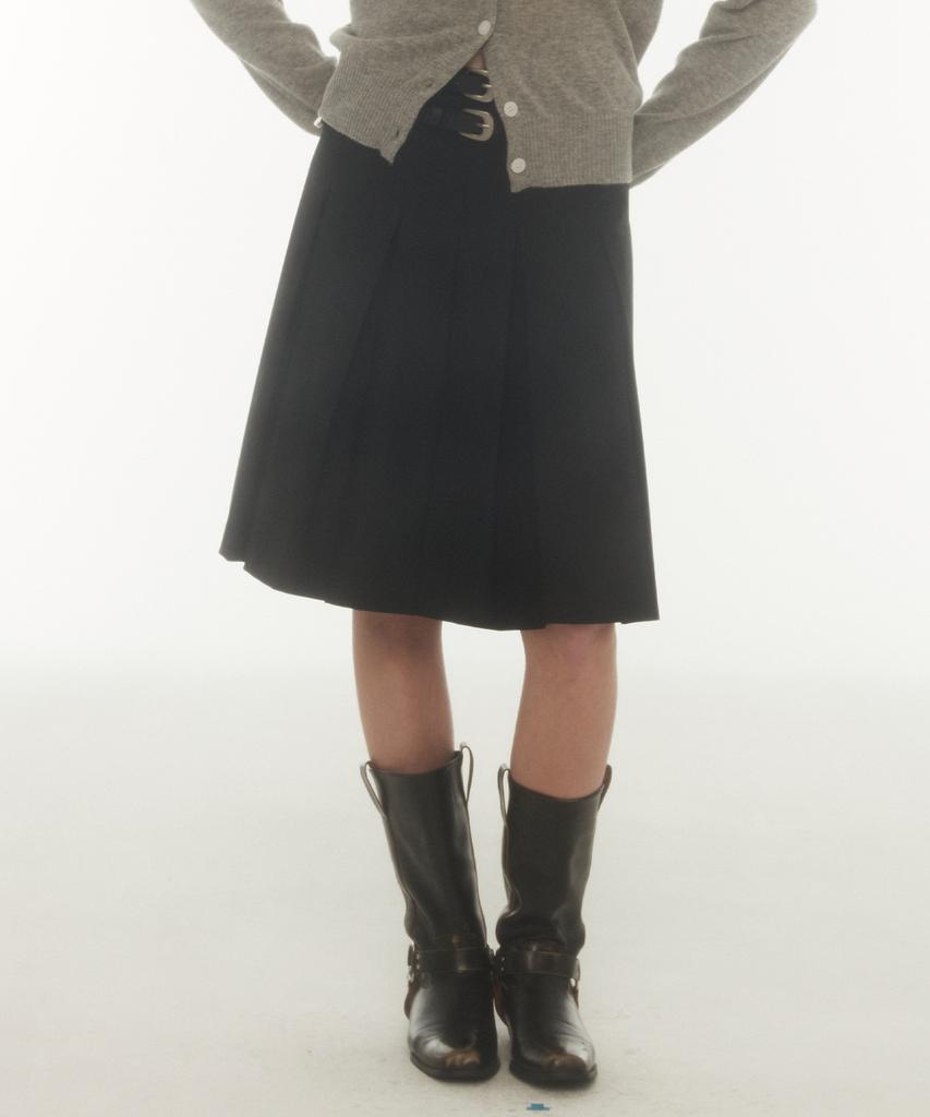 Midnight Move 2 Belt Skirt (Black)