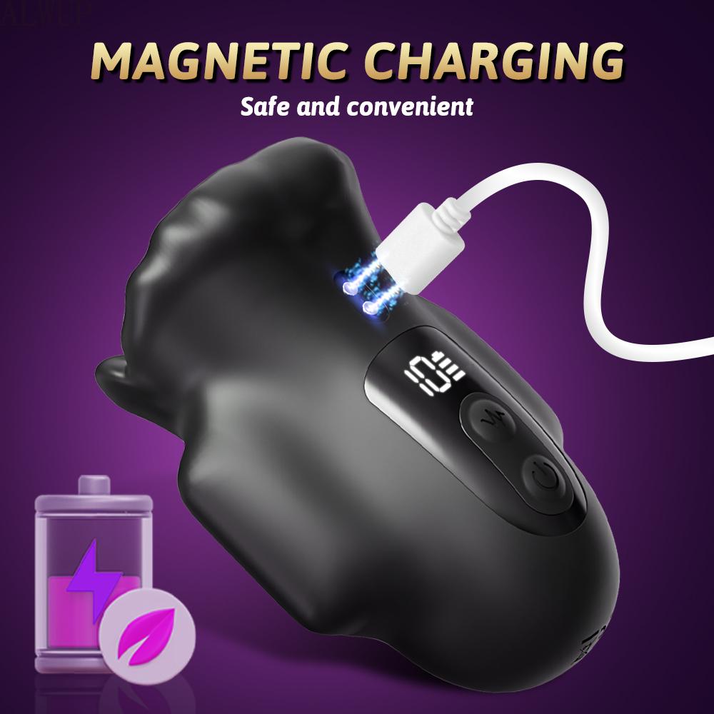 Penis Training Vibrator Tapping Stroker Stimulator Men's Masturbator Erotic Toys Glans Trainer Vibration Penis Extender Toys