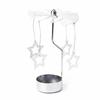 1pcs  Silver Gold Candlesticks Rotating Romantic Rotation  Carrousel Tea Light Candle Holder Dinner Wedding Bar Party