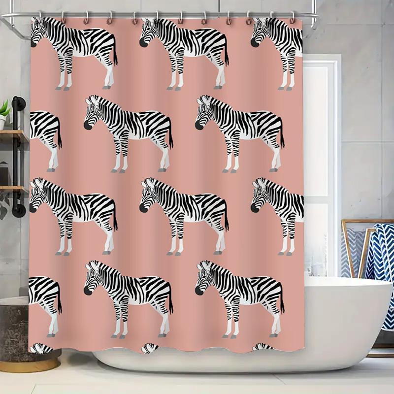 

Большое Сердце Собака Занавеска для Душа Декоративный Силуэт Питомца Водонепроницаемая Вставка для Ванной Комнаты Современный Черно-Белый Узор для Ванны или Ребенка 90x180cm