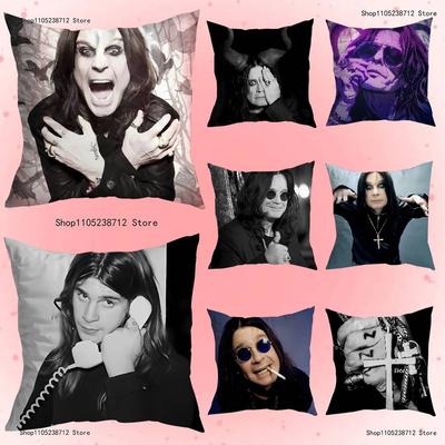 O-Ozzy Osbourne Pillow Case Plush Fabric Soft Pillowcase Double Sided Print Sofa Cushion Cover Throw