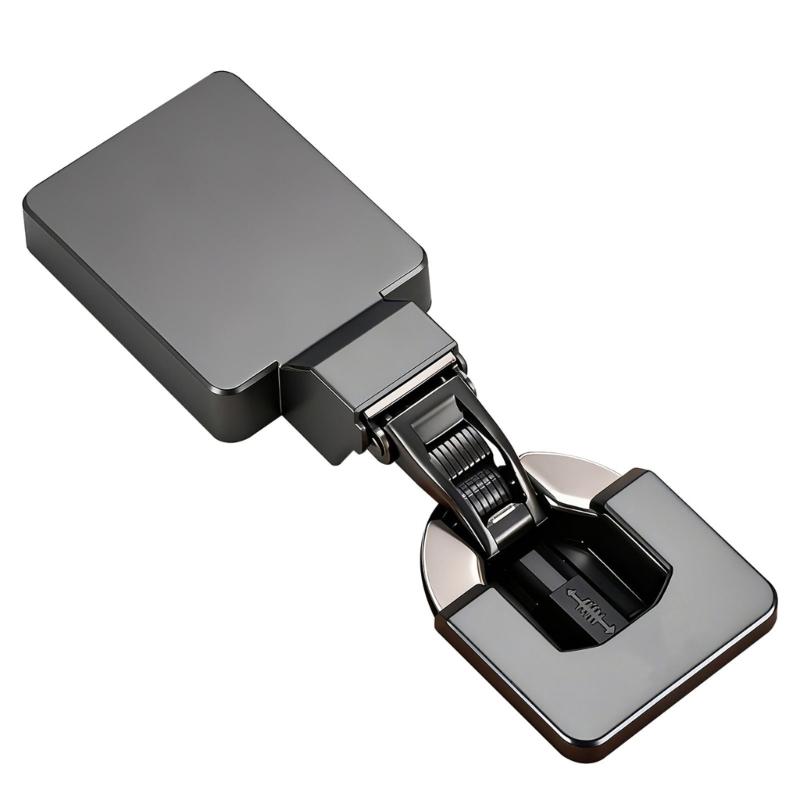 Space Saving Concealed Cabinet Door Hinge Adjustable Tension Mechanism Soft Closing Wardrobe Hinge For Quiet Operation