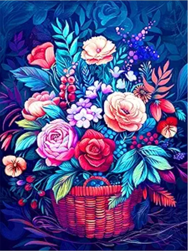 DIY Diamond Painted Flower Cactus Potted Plants Diamond Mosaic Embroidery Cross Embroidery Set Home Decoration Art Gifts 2024 5D