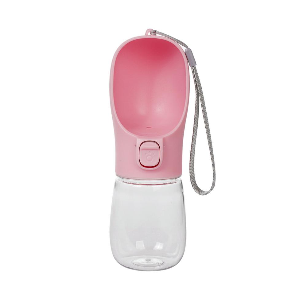 

Портативная бутылка для воды для собак средних и маленьких собак, кошек, для улицы, герметичная, для путешествий, прогулок, чихуахуа, для питья, для мопсов, для домашних животных 300ml-PET