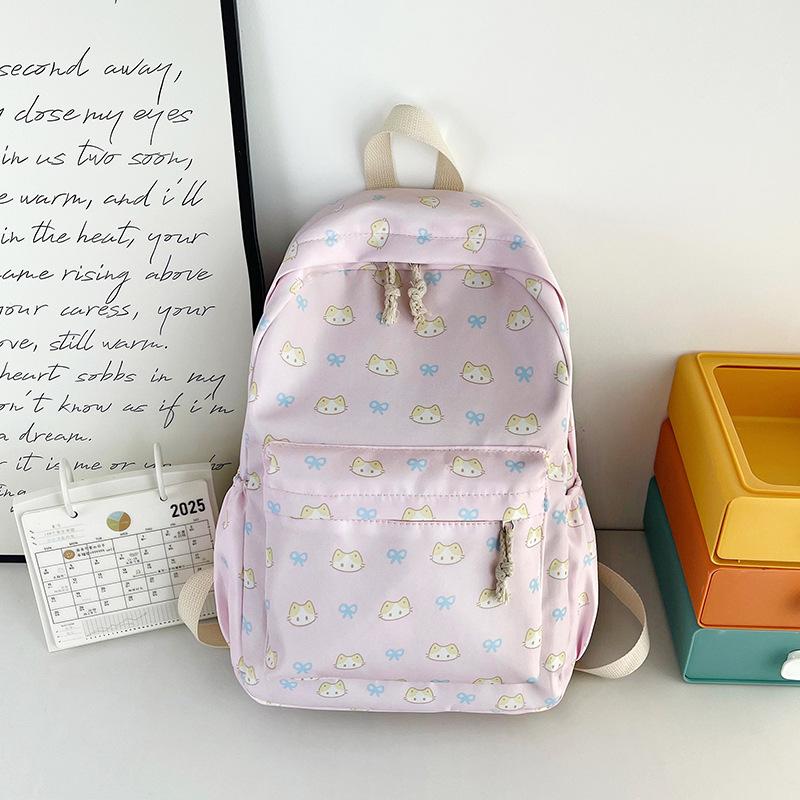 New Fashion Casual Backpack Student Class Bag Large Capacity Simple Lightweight Versatile Go Out Backpack