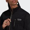 Adidas Originals R.Y.V. Cotton Twill Training Jacket with Stand-Up Collar and Zip Men Jacket Black H11457