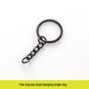 Gun Black Metal Key Chain Doll DIY Jewelry Handmade Accessory