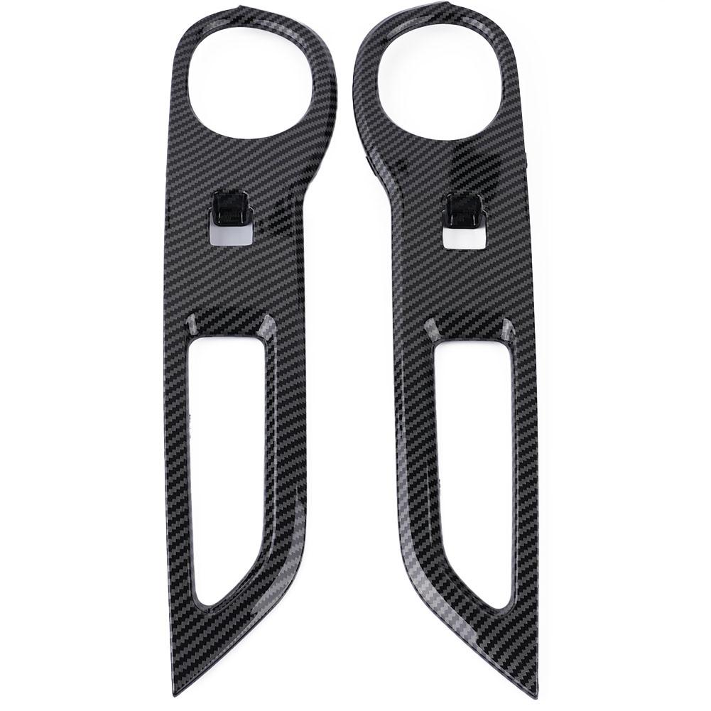 Fashionable ABS Panel Switch Trim Cover  Easy to Install  Scratch Prevention  Suitable for Hyundai Santa Cruz 2022 Set of 6