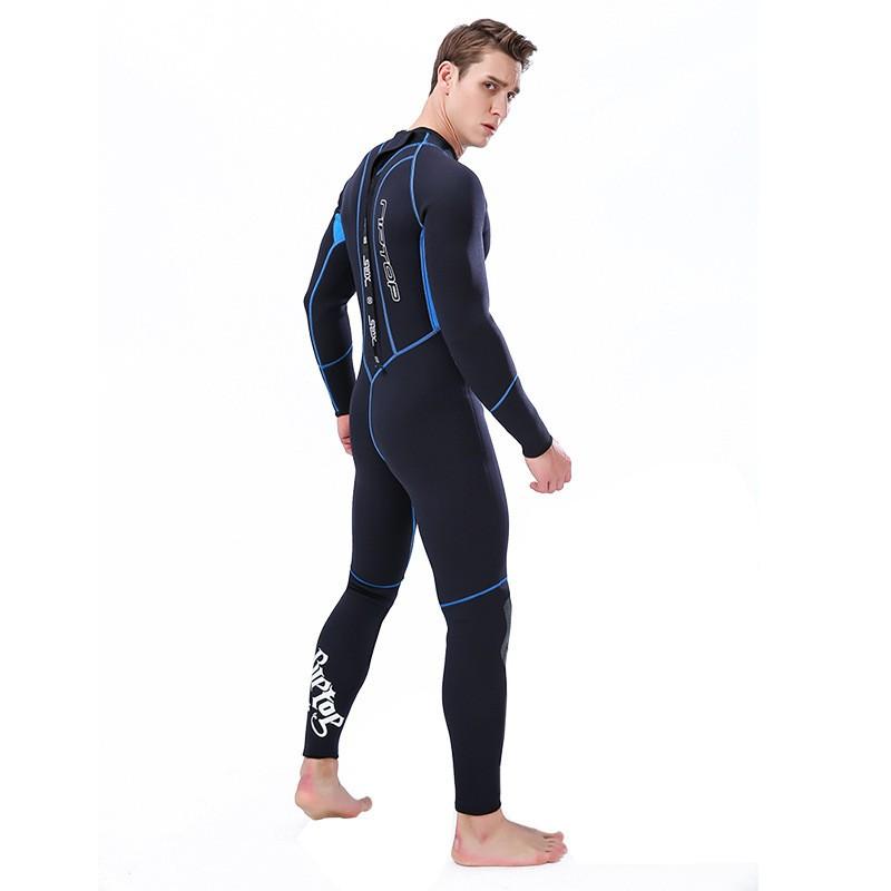 3mm Full Body Neoprene Wetsuit Diving Swimming Flood Rescue Men Women UV Protection Warm Elastic Waterproof