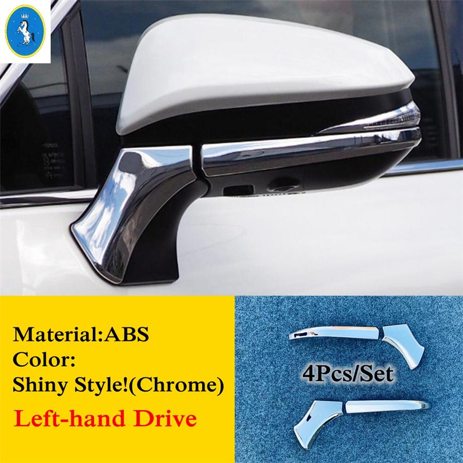 Carbon Fiber Door Rearview Mirror Protector Shell Housing Cap Rubbing Strip Cover Trim For Toyota Venza / Harrier  - 2024
