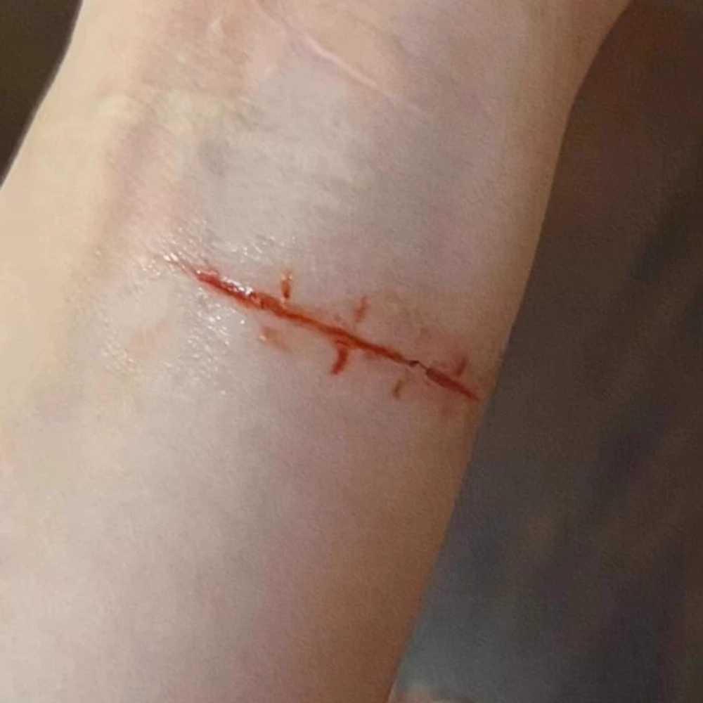 Wound Makeup Sticker, Scar-shaped Sticker, Bruise Tattoo, 10 Pieces, 10 Scar Photos
