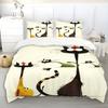 Duvet Cover Funny Patterns Cartoon Digital Printing Home Pillowcase Set Adult Bedroom Children Comforter Bedding