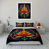 Colorful Mandala Art Decor Set Soft Comfortable Duvet Cover Bedding Set Included 1*Duvet Cover & 2*Pillowcases gift