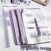 High-Value Detachable Hardcover Loose-Leaf Notebook with Creative Coil and Buckle Ring