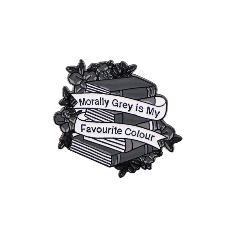 Stylish Enamel Brooch Pin Compacts Design Humorous Quote Design Metal Badges For Outfits Backpacks Daily Wear Decoration