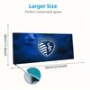 Sporting Kansas City Large Size Mouse Pad Large Gaming Table Cushion Non-slip Laptop Tablet Big Mousepad XXL Mat Mini PC Playmat With Lock edge