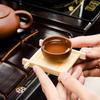 Kung Fu čajový set Yixing akce čtyři v jednom elektromagnetická trouba Ru keramický křišťálový podnos z masivního dřeva