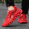 Pantofi Casual Trendy de Toamnă: Adidași Sport Versatili, Respirabili, cu Design Flacără, Mărimi Mari, Înălțători, din Plasă, în Patru Culori.