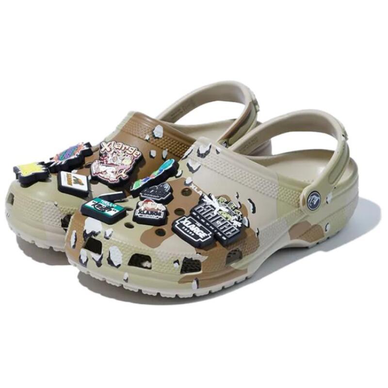 XLARGE x Crocs Classic clog Comfortable Trend Hole Shoes Unisex Green