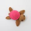 Neues Klassisches und Bequemes Handgefertigtes Garngeflecht Niedlicher Anhänger Häkel Schildkröte für Freunde Kreatives Geschenk Häkelpuppe