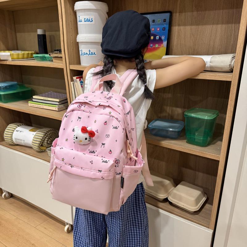 New cute cartoon backpack girl junior high school primary school large capacity commuting light schoolbag student backpack