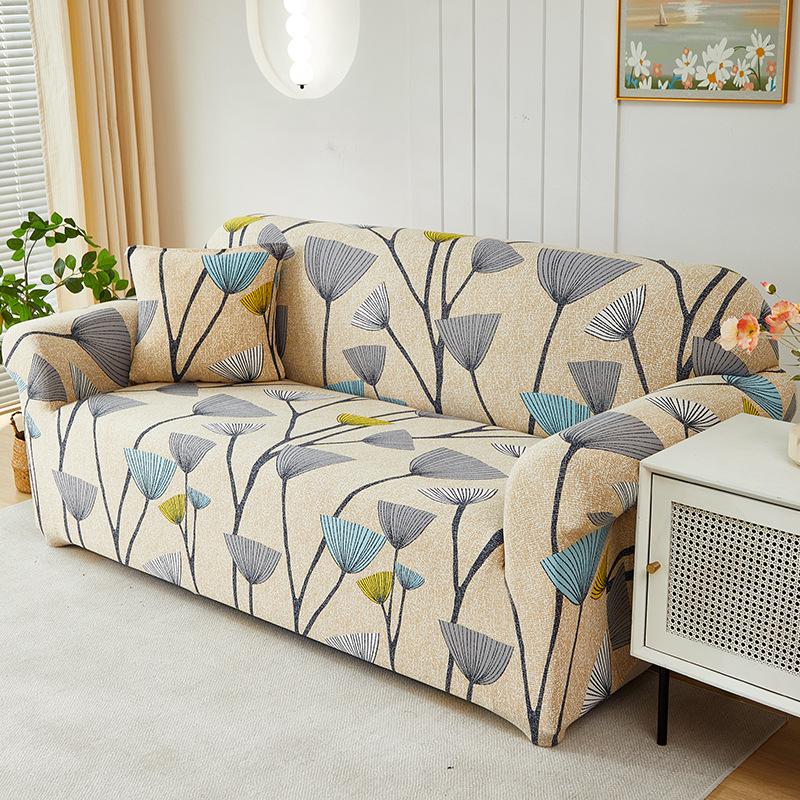 High Elastic Printed Sofa Cover Universal Sofa Cover All-Inclusive Fabric Combination