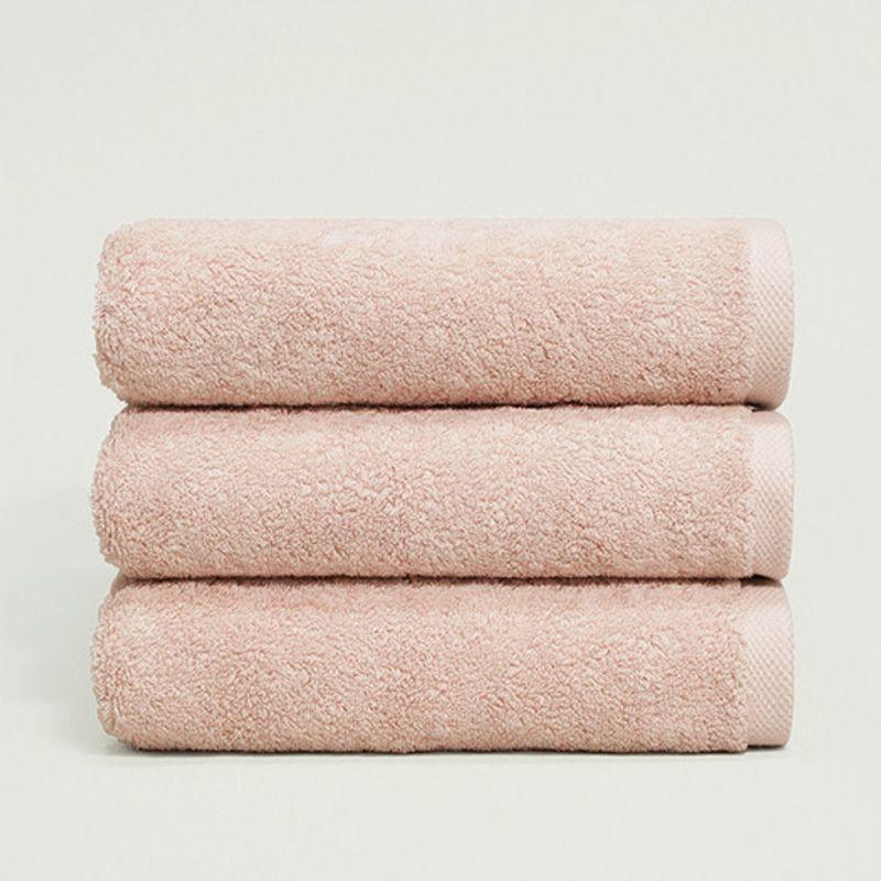 CLAUMAN 1981 1P Signature Hotel Towel _ Blush Pink