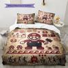 Super Mario Pattern Bedding Quilt Set Quilt Cover Pillowcase Home Decoration Birthday Gift (1 * duvet cover + 2 * pillowcase, without core)
