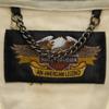 HARLEY DAVIDSON 90s Old Shirt jacket beige Hidden snap button down Women Used