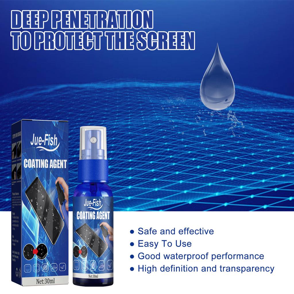 Liquid Screen Protector Spray Hydrophobic Coating Anti-scratch Anti-fingerprint Oleophobic Agent for Screen Protect Film