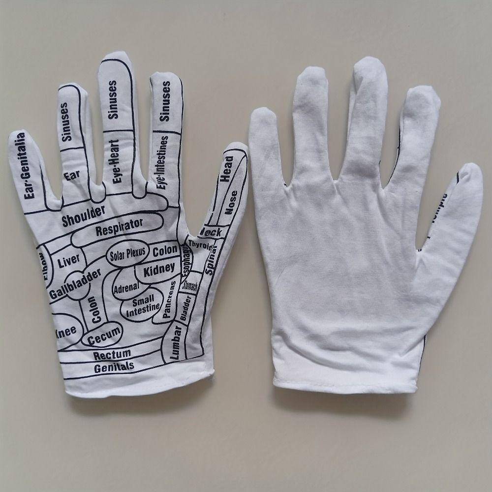 Soft Acupressure Reflexology Gloves Hand Spa Reflexology Gloves Women And Men