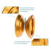 Metallic Aluminium Alloy Yo-Yo Professional CNC Lathe Precision Durable Anodized Surface Advanced 8 Ball KK Bearing Gold For Trick