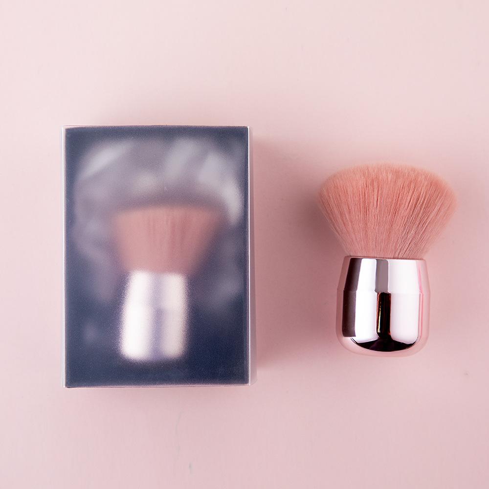 Single New Mushroom Head Loose Powder Makeup Brush, Oblique Head Trimming Brush, a Large Number of Makeup Tools