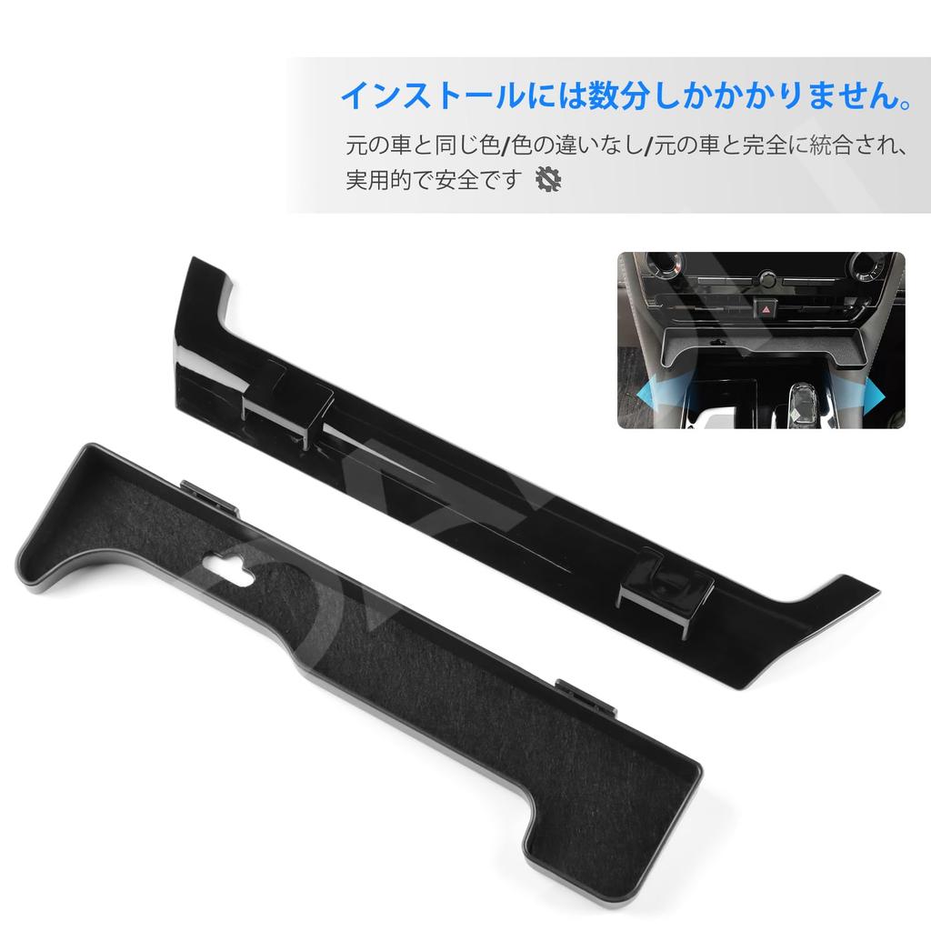 FDAIUN Car Center Console Air Outlet Tray for Toyota Alphard 40 Series and Vellfire 40 Series 2023 Storage Console Easy ABS Scratch and Rattling