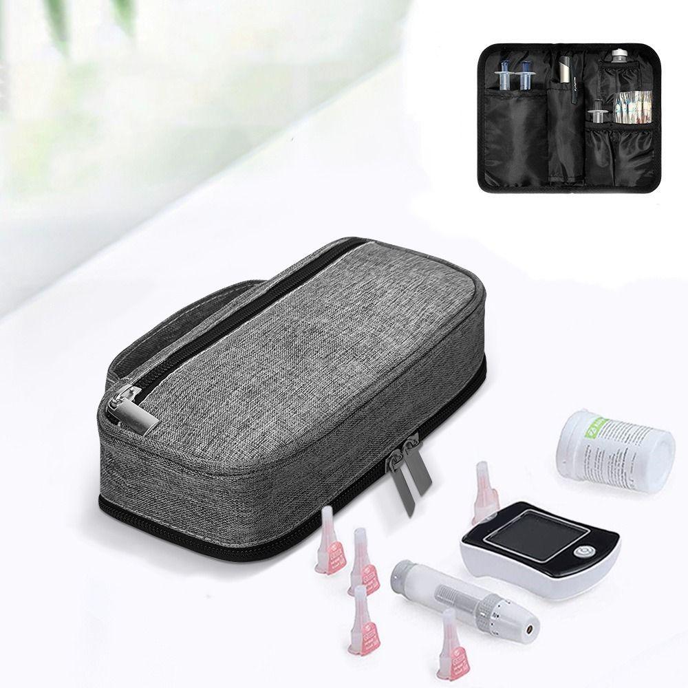 Pill Protector Lightweight Insulin Cooling Bag Waterproof Wear-resistant Insulin Carry Case Washable Insulin Cooler for Home