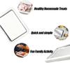 Household DIY 304 Stainless Steel Fried Ice Plate, Mini Frozen Yogurt Maker, Summer Kids Homemade Ice Cream Machine