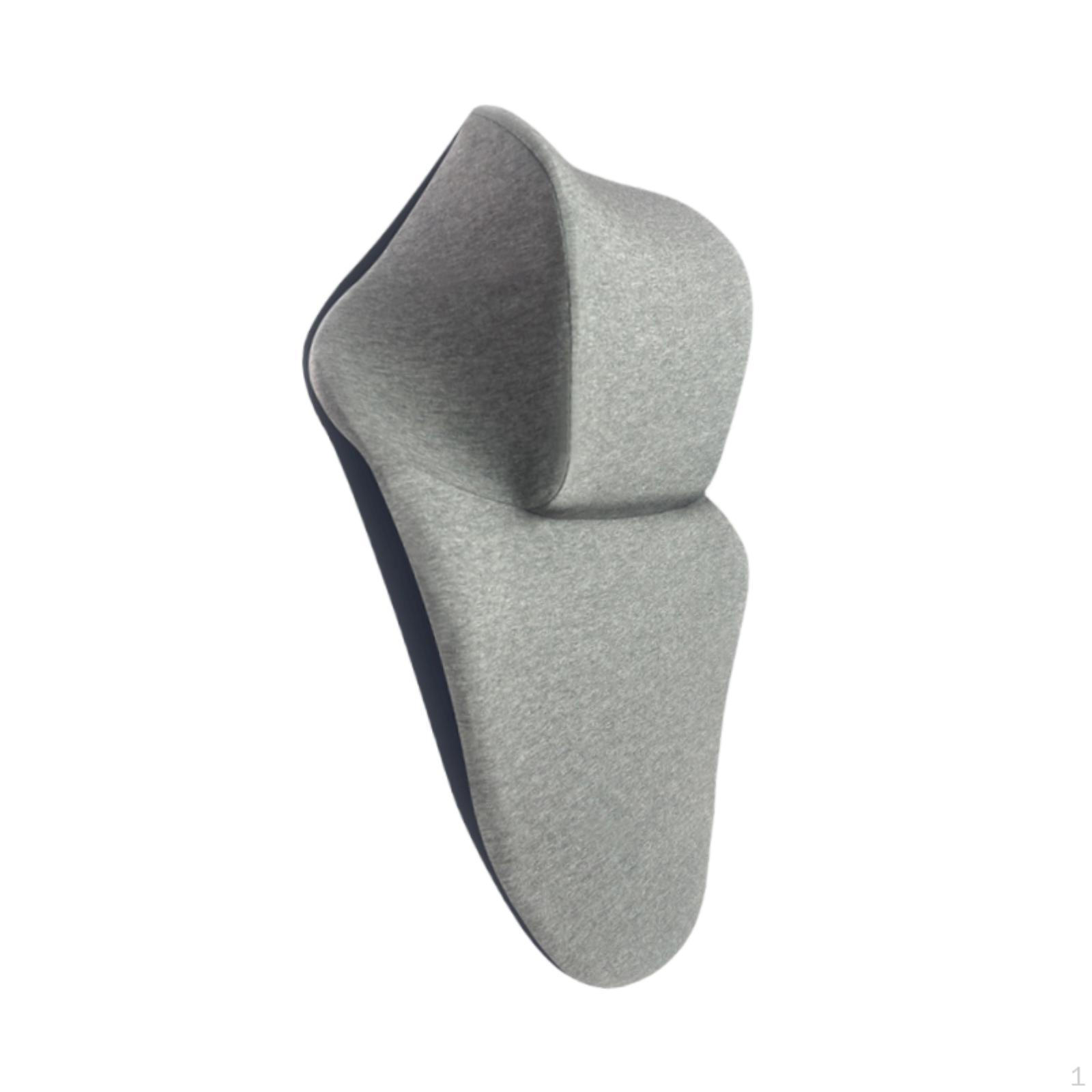 

Comfortable Neck Rest Pillow for Office Chair Memory Foam Workers сірий колір